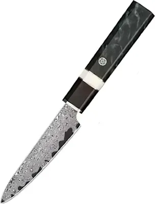 Obrázek produktu pro Damaškový kuchyňský nůž ZE-37497 - Zelená/Černá KP37497