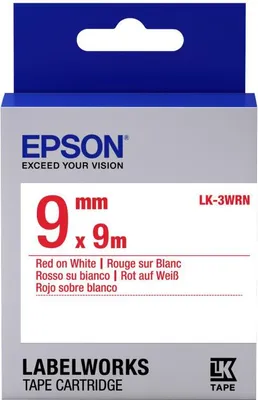 Image de Epson LK-3WRN ruban d'étiquette