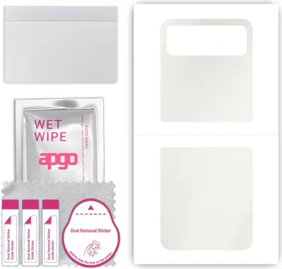 Produktbild von apgo Rückseite Schutzfolie, Matt, kompatibel mit Motorola Razr 2023, Hinten Hydrogel-Displayschutzfolie mit Positionierhilfe, kratzfest, einfache Montage