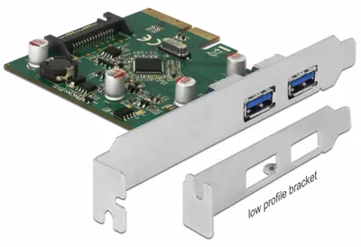 Produktbild von DeLOCK 90298, PCIe, USB 3.2 Gen 1 (3.1 Gen 1), PCIe 3.0, China, Asmedia ASM3142, 10 Gbit/s