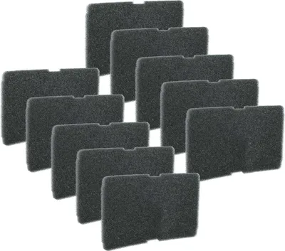 Produktbild von vhbw 10x Schwammfilter kompatibel mit Beko DS 7334 PX 0, DS 7432 RXW, DS 7333 RX 0, DS 7434 RX 0, DS 7433 PXW, DS7404GX0W, DS 7433 RX 0 Wäschetrockner