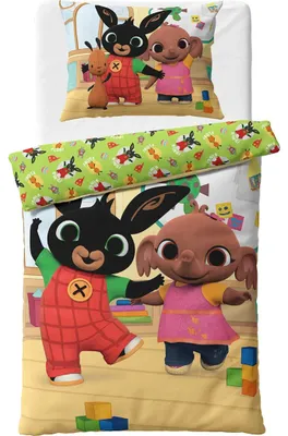 Obrázok produktu pre Detské posteľné prádlo Bing Bunny a Sula v detskej izbe
