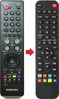 Produktbild von Fernbedienung passend für SAMSUNG 225MD | BN5900624A | LS19CFEKF