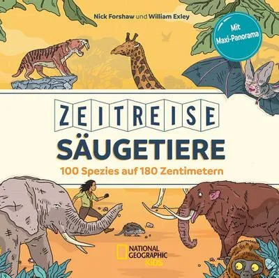 Immagine prodotto di Zeitreise Säugetiere. 100 Spezies auf 180 Zentimetern