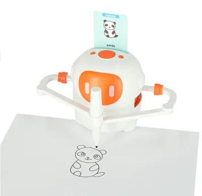 Obrázek produktu pro KIK KX3145 Edukativní robot pro děti - Nauka kreslení a angličtiny, oranžový