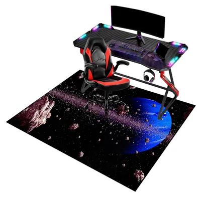Produktbild von Bodenschutzmatte für Bürostühle auf Teppich, Gaming-Stuhlunterlage 60 x 70 cm