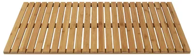 Produktbild von WENKO Baderost Indoor Outdoor Bambus Vorleger 100x50 cm Matte Sauna Pool Dusche