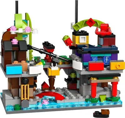 Produktbild von Miniatur-Marktplätze in NINJAGO® City – Werbe-LEGO-Set 40706