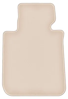Produktbild von DURBAN Beige Velours-Fahrerfußmatte für BMW 1 E87 Schrägheck (2004-2011)