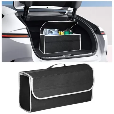 Productafbeelding van Opvouwbare bagageorganizer van vilt met klittenbandsluitingen, antislip, 50x15x24 cm, 1 stuk