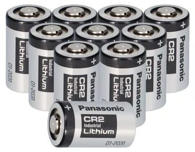 Immagine prodotto di 10x Panasonic Photobatterie CR2 al litio 3V 850mAh CR17355, DLCR2, EL1CR2, CR15H270