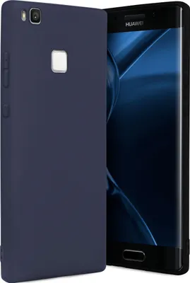 Produktbild von ONEFLOW® Slim Case kompatibel mit Huawei P9 Lite - Hülle ultra dünn aus Silikon, Blau
