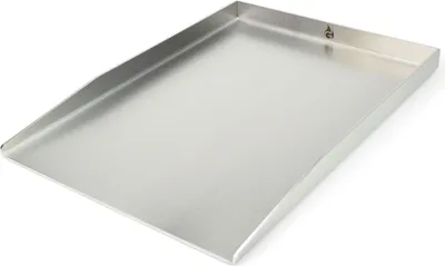 Zdjęcie produktu dla Płyta grillowa ze stali nierdzewnej | plancha 48x34cm - odpowiednia dla Genesis II i Broil King Imperial/Regal | 4mm solidna