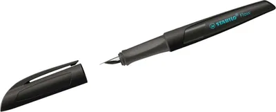 Produktbild von Füller Flow Active M schwarz inkl. 1 Standardpatrone Packung mit 3 Stück