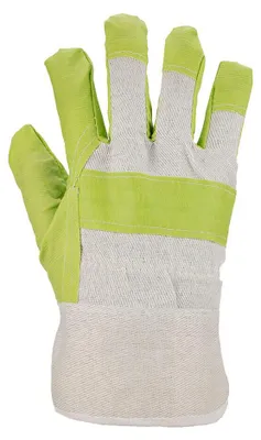Produktbild von Nitras Sicherheits-Kunstlederhandschuh S universal gelb