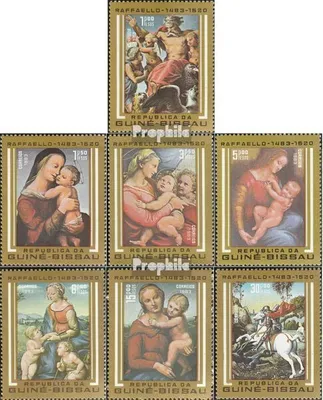 Produktbild von Briefmarken Guinea-Bissau 1983 Mi 682-688 (kompl.Ausg.) postfrisch 500. Geburtstag von Raffael