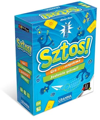 Produktbild von Granna Spielklebstoff Partyspiel für 3 Teams mit 150 verrückten Aufgaben