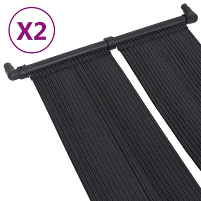Zdjęcie produktu dla vidaXL Podgrzewacz basenowy z panelem słonecznym 2 szt. 80x310 cm