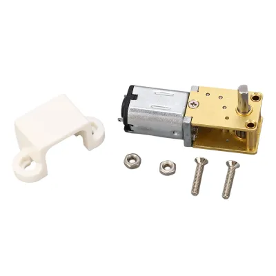 Image de Moteur à vis sans fin DC,Mini moteur à engrenages,Moteur à engrenages DC,Moteur de réduction DC,Moteur de réduction,Engrenage à vis sans fin à arbre unique