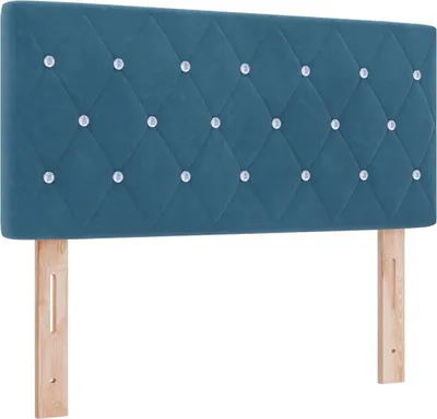 Immagine prodotto di vidaXL Testiera blu scuro 100 cm velluto