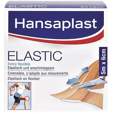 Produktbild von Wundpflaster Hansaplast Elastic 5mx6cm