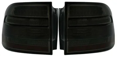 Für Porsche Cayenne 9PA 2002-2007 LED Rückleuchten Heckleuchten Schwarz Smoke in der Farbe Schwarz von AD TUNING GmbH & Co. KG