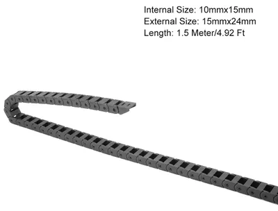 Produktbild von 1.5 Meter Schleppkette Kabeltr?ger Geschlossen Typ m Endanschlš¹sse R18 10X15mm