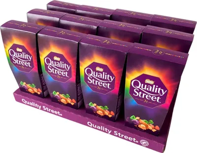 Produktbild von Quality Street, Pralinenmischung und Toffees, 12 x 265g Karton