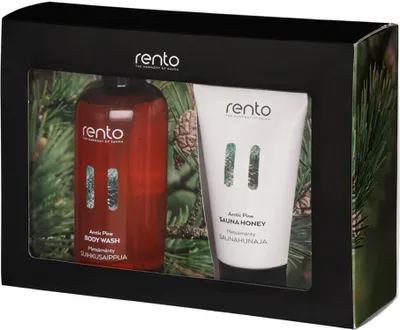 Produktbild von Rento Geschenkset Duschgel & Saunahonig Polarkiefer