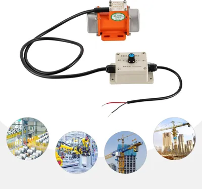 Produktbild von 30W Vibrationsmotor, bürstenloser DC-Motor, 12V, für Betonrüttler, einstellbare Erregerkraft und Geschwindigkeit, 0–4000 U/min, getriebelos