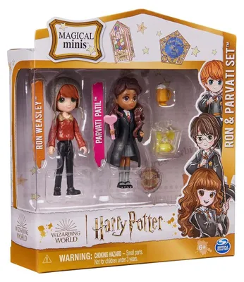 Imagen del producto de Harry Potter Magical Minis - Ron Weasley y Parvati Patil