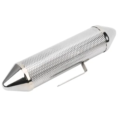 Obrázek produktu pro Guiro Shaker,Guiro Shaker z kovu,Guiro Shaker se škrabkou,Guiro Shaker z nerezové oceli,Orffův perkusní nástroj,Hudební výuková pomůcka