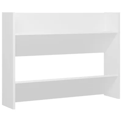 Obrázek produktu pro Nástěnný botník bílý 80 x 18 x 60 cm kompozitní dřevo