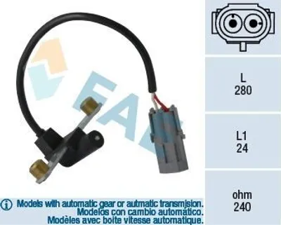 Produktbild von FAE 79022 Kurbelwellensensor Impulsgeber für RENAULT ESPACE III (JE0)