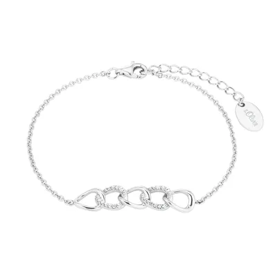 Produktbild von s.Oliver Damen Armband 2028498 Silber Zirkonia