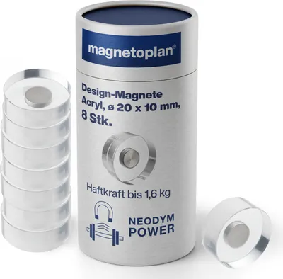 Produktbild von Design Magnete Acryl 20mm 8St