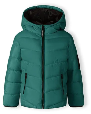Minoti Winterjacke Petrol für Jungen, Vorderansicht