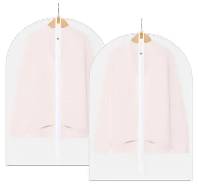 Immagine prodotto di Set di 2 sacchi per abiti, dimensioni 60 x 100 cm, resistenti agli strappi e idrorepellenti