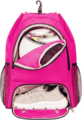 Produktbild von Fußballtasche, Sportrucksack, Zimmer, Rosa, für Basketball, Fußball
