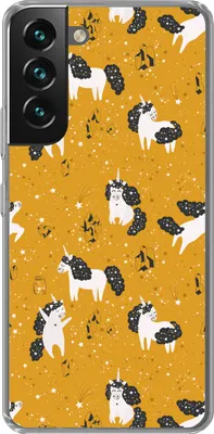 Produktbild von MuchoWow® Handyhülle Schutzhülle Hülle für Telefoonhoesje Samsung Galaxy S22 Plus Mädchen - Einhorn - Sterne - Muster - Mädchen - Kinder - Kinder - Kind Silikon Softcase Handy Hülle - Schutzabdeckung