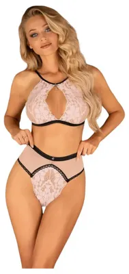 Produktbild von Lilines Spitzen-BH-Set - Rosa