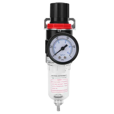 Obrázek produktu pro Regulátor tlaku vzduchového filtru, manometr vzduchového filtru, manometr vzduchového filtru, manometr regulátoru tlaku BSP1/4in, ventil regulátoru vzduchového filtru, regulátor tlaku