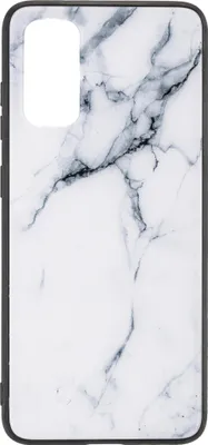 Produktbild von Peter Jäckel 18395, Cover, Samsung, G980 Galaxy S20, 15,8 cm (6.2"), Marmorfarbe, Weiß