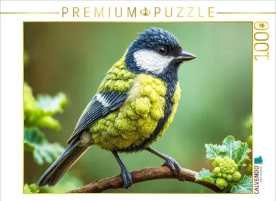 Produktbild von CALVENDO Puzzle Kohlmeise | 1000 Teile Lege-Größe 64x48cm Foto-Puzzle für glückliche Stunden