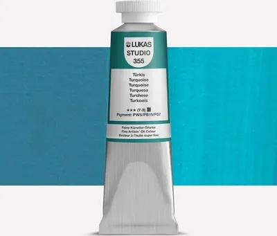 Obrázok produktu pre Lukas Studio Olejová farba Turquoise 37 ml 1 ks