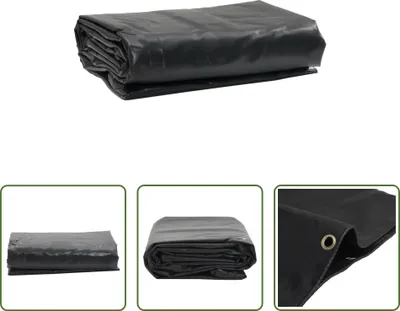 Immagine prodotto di The Living Store Abdeckplane Anthrazit 3x5 m 650 g/m²