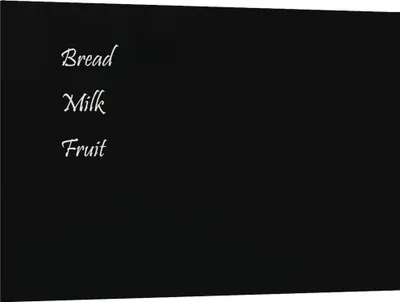 Obrázek produktu pro vidaXL Magnetická nástěnná tabule černá 40x30 cm Tvrzené sklo