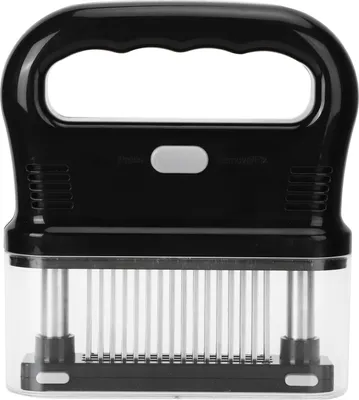 A product shot of a meat tenderizer.