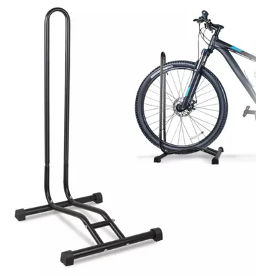 Produktbild von Fahrrad-Bodenständer - Zusammenklappbarer Fahrradständer - Für Rennräder - Für 30–74 cm Räder