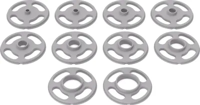 Produktbild von PRIWAS Kopierhülsen-Set passend für Triton Oberfräsen und Kantenfräsen | Kopierringe passend für Triton Fräsen - Typ A Set 2